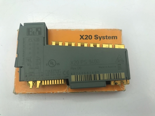 Módulo de alimentação X20PS9400 B&amp;R 24VCC para controlador de barramento Fonte de alimentação de link X2X e E/S