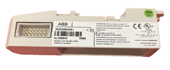 ABB TB806 3BSE008536R1 Advant 800xA Modulebus Adaptador de cabo de extensão D-Sub 25, macho