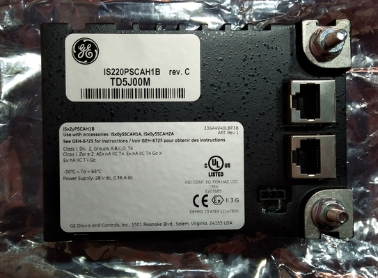 GE IS220PSCAH1A GENERAL ELECTRIC IS200 Módulo de pacote de E/S para aplicações de automação industrial em existência