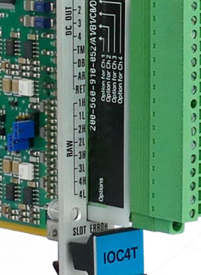 IOC4T 200-560-000-111 Cartão de E/S atua como interface de sinal Proteção de máquinas e monitoramento de condições básicas