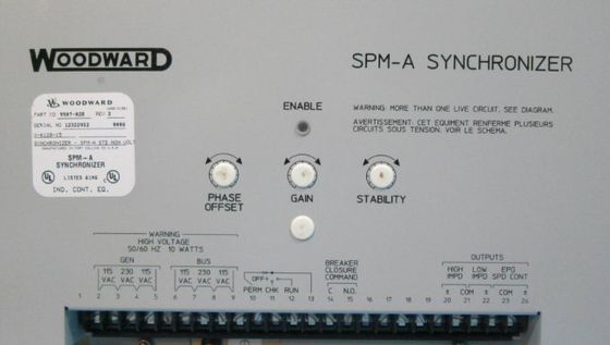 Woodward 9907-028 SPM-A STD MATCH sem tensão (EMC)