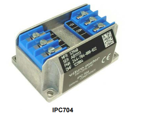 IPC704 244-704-000-511 Condicionador de sinal para sensores que utilizam materiais piezoelétricos normalizados