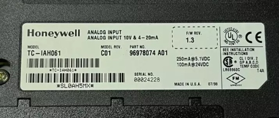 TC-IAH061 Honeywell Experion Modulo de entrada analógica Modulo PCL em estoque