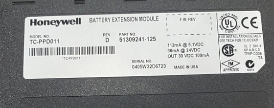 TC-PPD011 Honeywell Battery Extension Module Digital Input Module Novo em folha