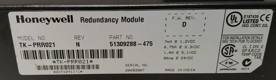 TK-PRR021 Honeywell Modulo de Redundância Rev. N Modulo DCS Peças totalmente novas