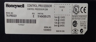 TK-PRS021 Processador de controlo Honeywell ControlLogix C200 Processador de controlo
