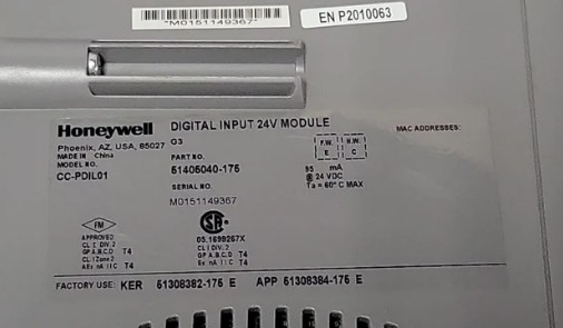 CC-PDIL01 Honeywell Digital Input 24V Module Novo com Garantia de Um Ano