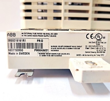 ABB PM864AK01 3BSE018161R1 AC 800M Unidade de processamento CPU módulo de entrada/saída