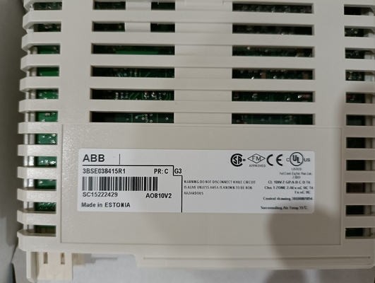 ABB AO810V2 3BSE038415R1 Módulo de saída analógica S800 Módulo de entrada/saída 8 canais