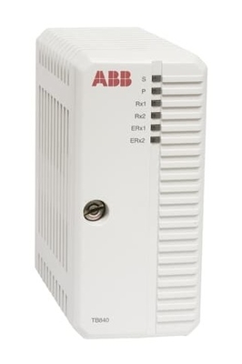 ABB TB840A 3BSE037760R1 Modem de Aglomerado Óptico Modulebus para Operação Redundante 1+1