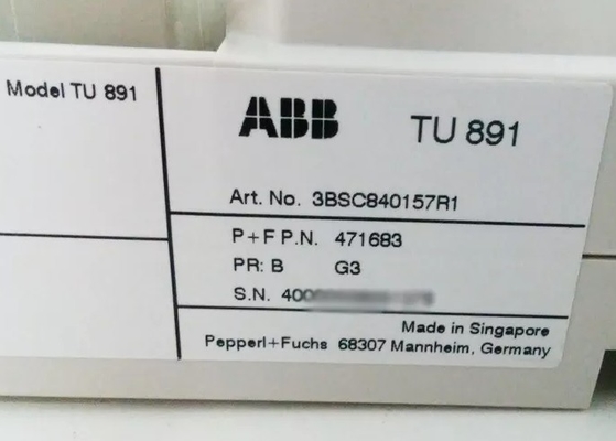 ABB TU891 3BSC840157R1 Unidade de terminação de montagem Módulo PLC em estoque