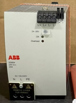ABB SD834 3BSC610067R1 Fornecimento de energia S800 Módulo de entrada/saída DCS Peças em estoque