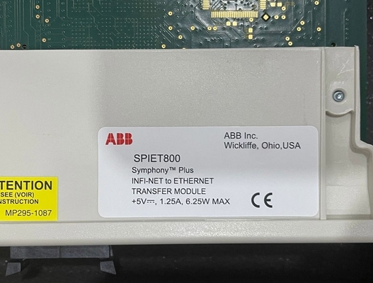 ABB SPIET800 INFI-Net Ethernet CIU Transfer Module Module Comunicação