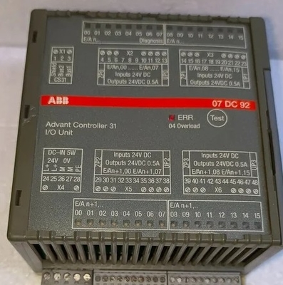 ABB 07DC92 GJR5252200R0101 Módulo de E/S digital de automação distribuída