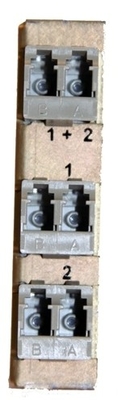 Foxboro P0926AH FIBER SPLITTER COMBINER Unidade de Distribuição de Fibra Óptica Passiva, cada uma direcionada para os 2 concentradores