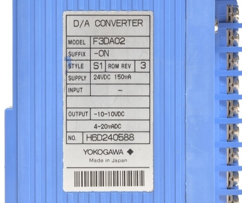 F3DA02-0NS1 YOKOGAWA Módulo de saída digital analógica D/A Converter PLC