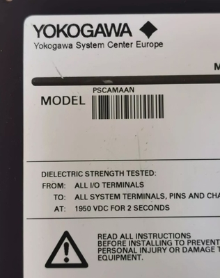 PSCAMAAN YOKOGAWA Fornecedor de módulos analógicos críticos Sistemas de automação de módulos PLC de sinalização de entrada/saída