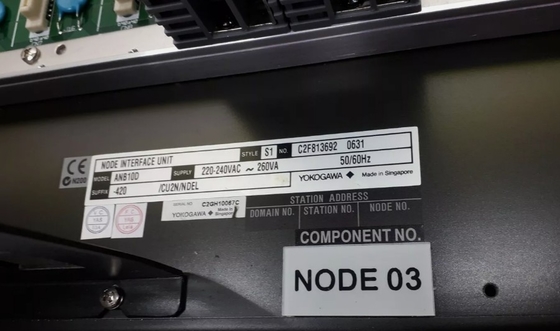 ANB10D-420 YOKOGAWA ESB Bus Node Units Unidade de Controle de Campo N-IO/FIO Sistema Análogo I/O Modulo de Sinais Duplo Redundante