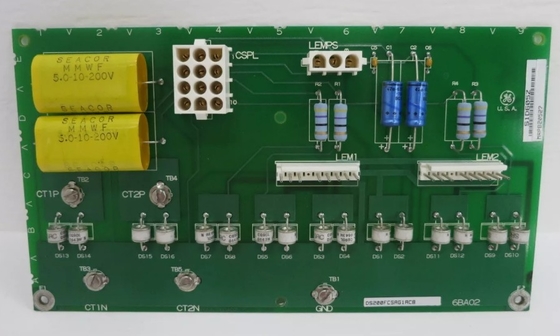DS200FCSAG1A GE Current Sensing Feedback Board Mark V Sistemas de controlo de turbinas