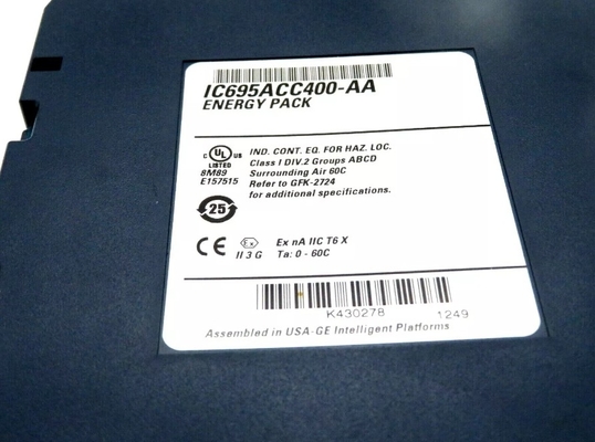 IC695ACC400 GE PACSystems RX3i Módulo de acessórios do pacote de energia