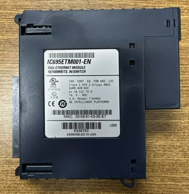 IC695ETM001 GE Ethernet Interface Module PACSystems RX3i Controlador para uma rede Ethernet