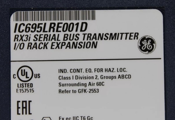 IC695LRE001 GE PACSystems RX3i Modulo Universal de Transmissor de Bus da Série Backplane