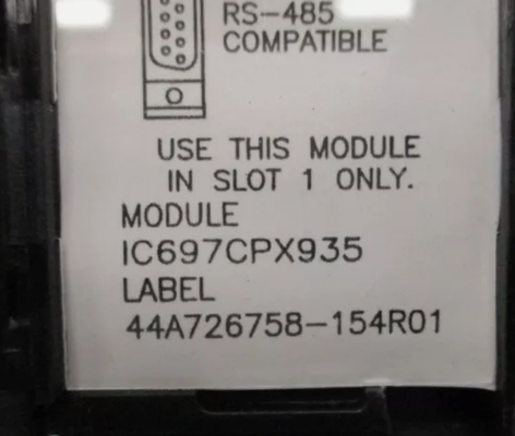 IC697CPX935 GE Single Slot CPU com três portas de série 32 Bit Floating Point Central Processing Unit