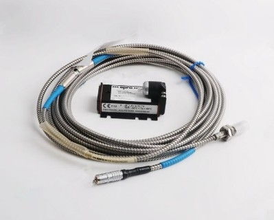 PR6423/010-030 EPRO M10 x 1 18 mm Sensor de corrente de redemoinho 25 mm Fios de caixa com conector de adaptador