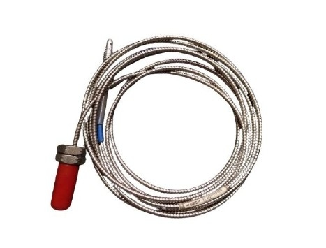 PR6424/010-100 EPRO M18 x 1,5 com tubo de proteção metálica 40 mm comprimento da manga