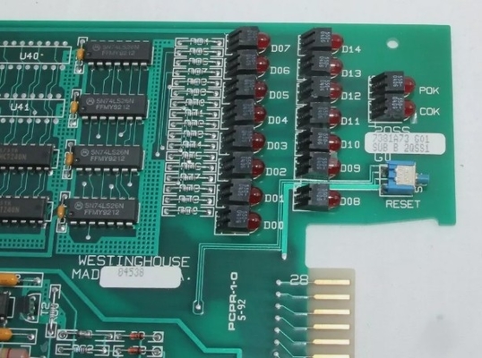 7381A73G01 Tabela de controlo de ovação da Westinghouse Vectrol Turbina I/O Cartão de sensor de velocidade
