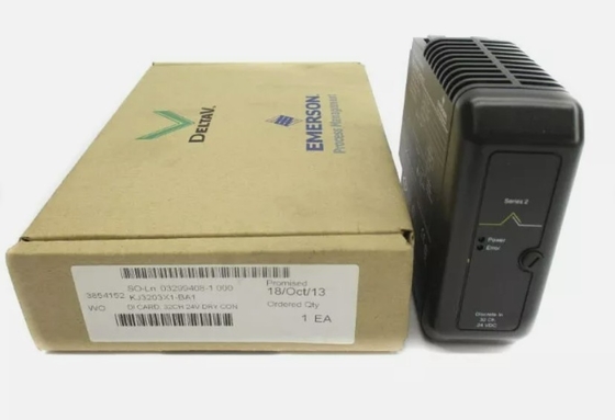 KJ3203X1-BA1 Emerson DI 32 canais 24 VDC Dry Contact Card
