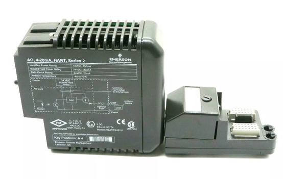 KJ3221X1-BA1 Emerson AO 8 canais 4-20 mA HART série 2 cartão redundante