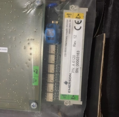 Monitor de vibração sísmica A6120 Emerson
