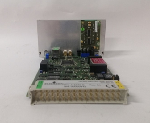 A6370D Emerson Monitor de Proteção contra sobrevelocidade