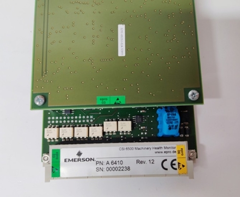 A6410 Válvula Emerson e Monitor de Expansão de Caixa para Monitor de Saúde de Máquinas AMS 6500