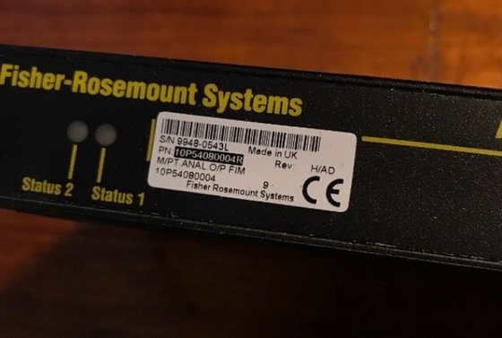 10P54080004 Modulo de Interface de Campo de Saída Analógica de 16 Pontos Emerson