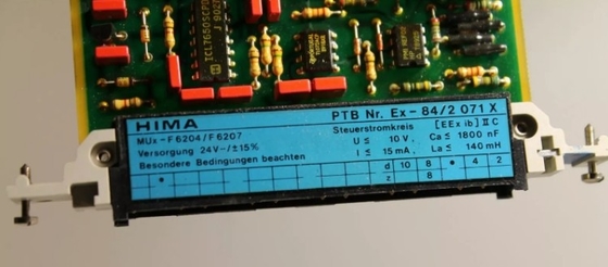 F6204 HIMA PLC Module Improving Efficiency Controller Module de alimentação do sistema