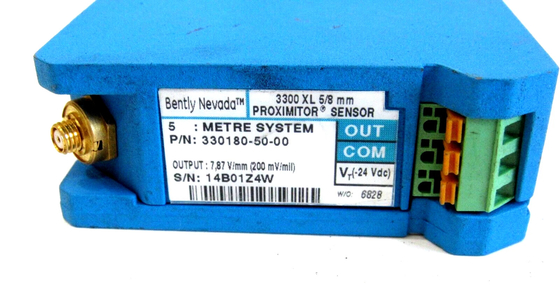 330180-50-00 Bently Nevada Proximitor Sensor 3300 XL 5/8 MM Módulo de pré-processador