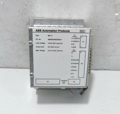 SB171 3BSE004802R1 ABB Fornecimento de energia de reserva 12V 4 Ah Para sistemas de controlo industrial