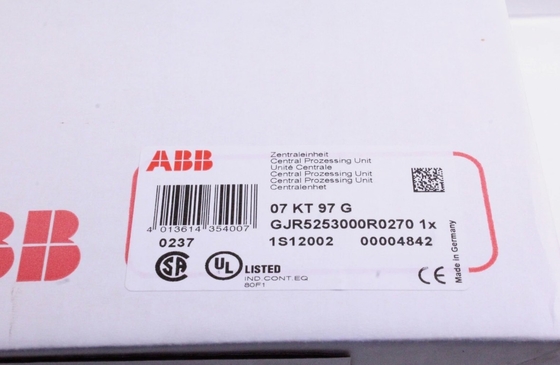 07KT97 GJR5253000R0270 ABB Unidade Central de Processamento Sistemas PLC