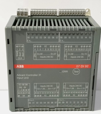 07DI92 GJR5252400R0101 ABB Controlador Avançado 31 Unidade de Entrada 07 DI 92