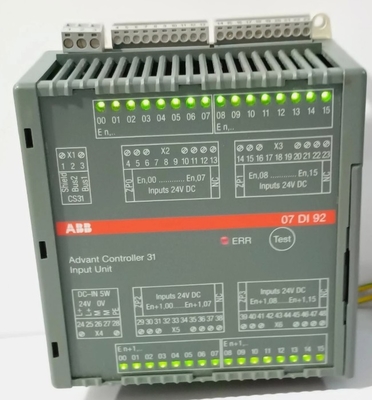 07DI92 GJR5252400R0101 ABB Controlador Avançado 31 Unidade de Entrada 07 DI 92