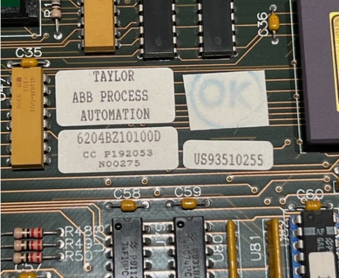 6204BZ10100D Placa CPU ABB