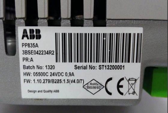 PP835A 3BSE042234R2 Painel táctil ABB