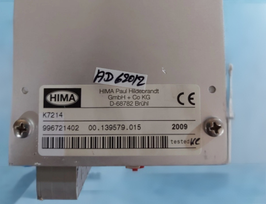 K7214 PAINEL DE CONTROLE HIMA