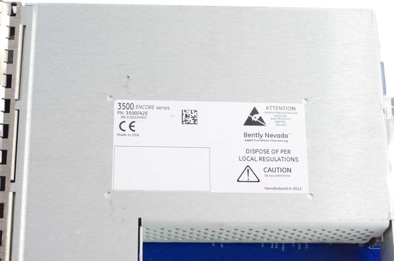 Bently Nevada 3500/42E Modulo de monitor de vibração aprimorado de 4 canais Monitor compatível com as normas API 670