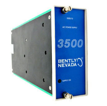 Placa frontal de expansão de meia altura Bently Nevada 3500/15 128277-01