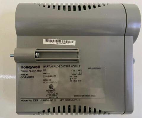 Honeywell CC-PAOH01 Modulo de saída analógica HART de alto desempenho de 16 canais para sinais analógicos de 4-20mA
