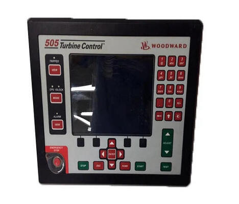 Woodward 8200-1312 Sistema de controlo de turbina com governador digital com controlo de velocidade de alta precisão e interface gráfica homem-máquina para gestão de turbinas industriais