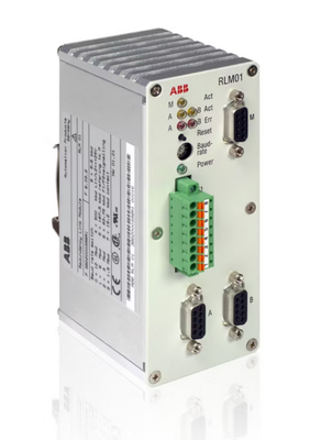 ABB RLM01 PROFIBUS Redundancy Link Module com repetidor de sinal PROFIBUS DP redundante e comutação automática de linha
